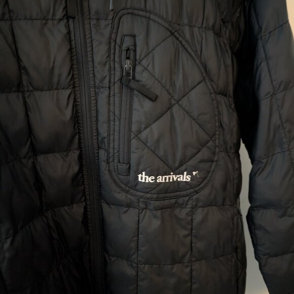 The Arrival's Men's Space Black Hooded Puffer Jacket - Retail $495 - Picture 15 of 16